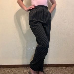 High-waisted trousers